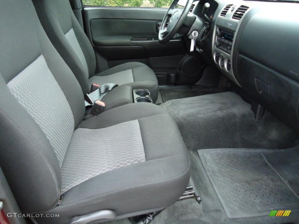 Very Dark Pewter Interior 2007 Chevrolet Colorado LT Extended Cab Photo #43373044