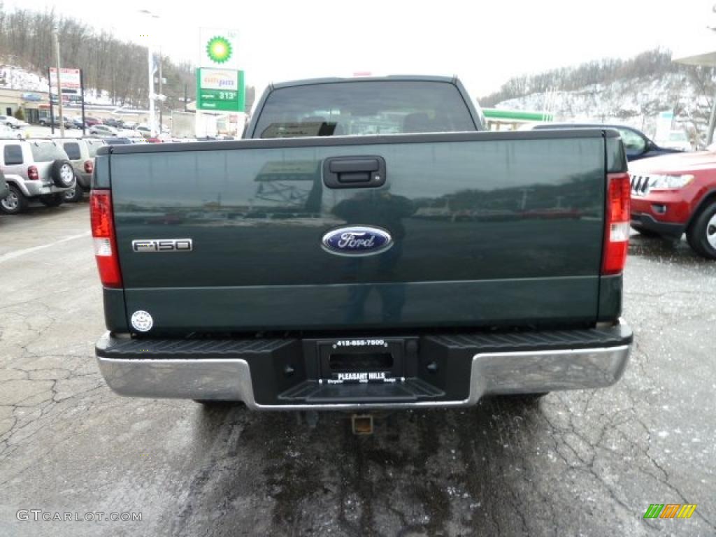 2006 F150 XLT SuperCab 4x4 - Aspen Green Metallic / Tan photo #3