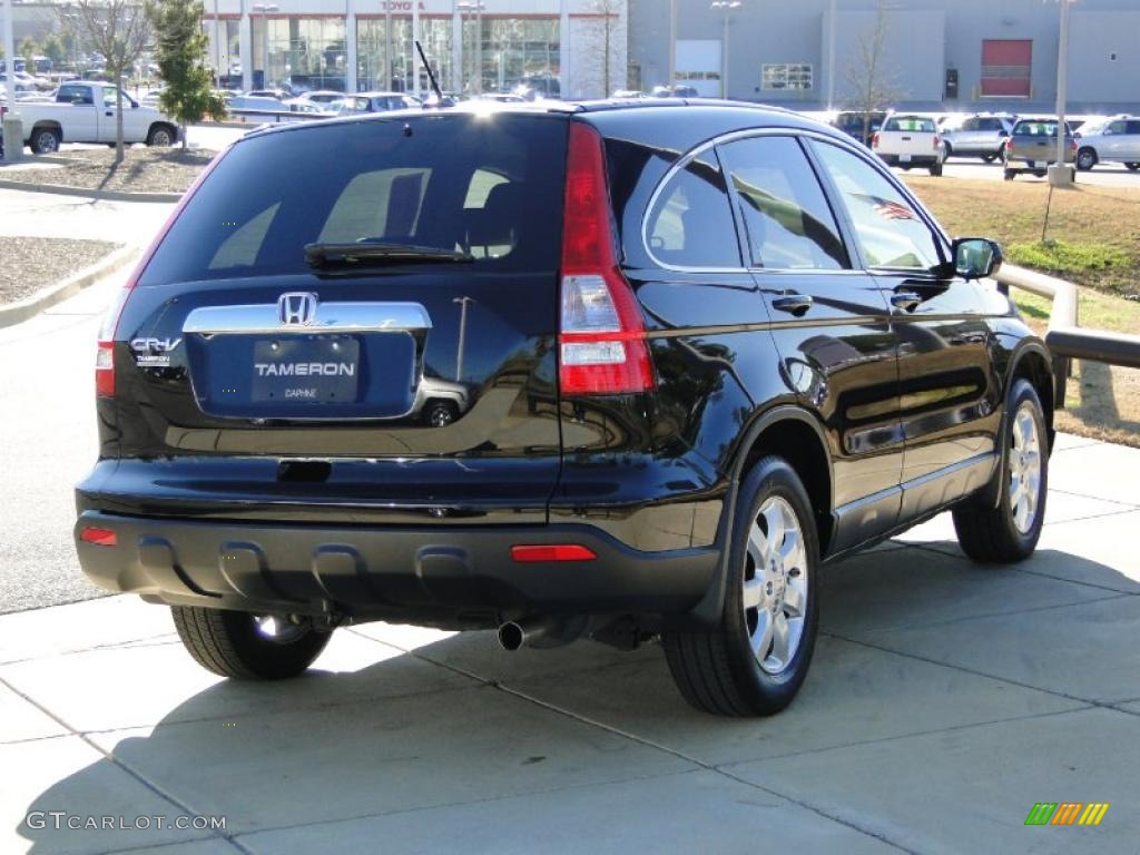 2009 CR-V EX-L - Crystal Black Pearl / Black photo #5