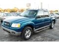 2001 Island Blue Metallic Ford Explorer Sport Trac   photo #2