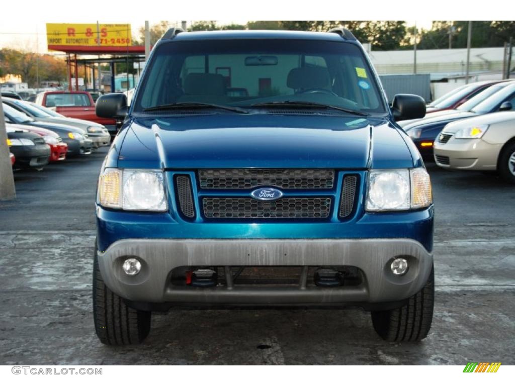 Island Blue Metallic 2001 Ford Explorer Sport Trac Standard Explorer Sport Trac Model Exterior Photo #43374808