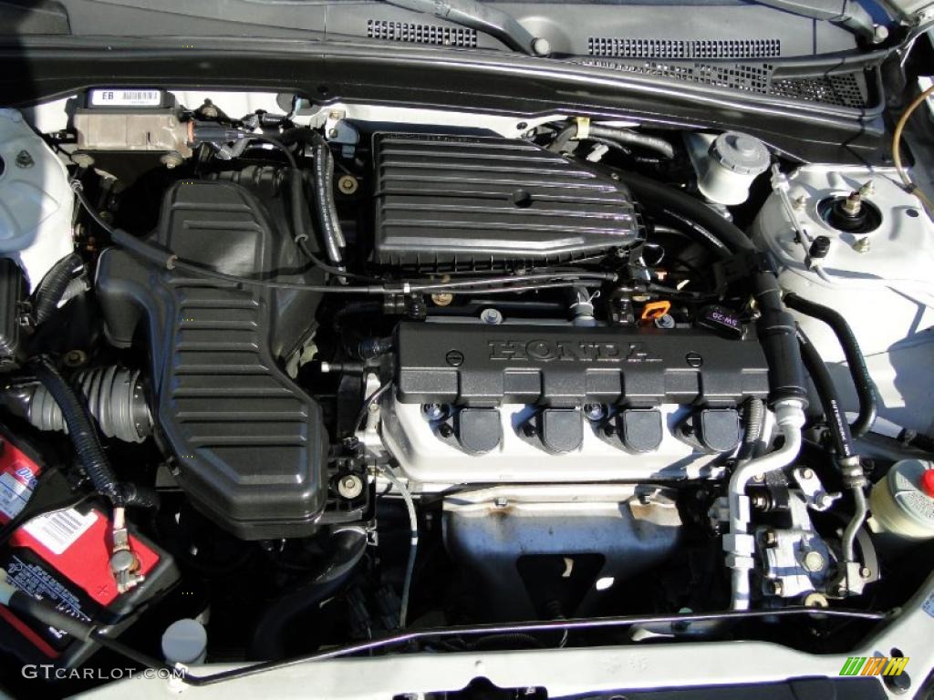 2003 Honda Civic LX Coupe 1.7 Liter SOHC 16V 4 Cylinder Engine Photo #43376357