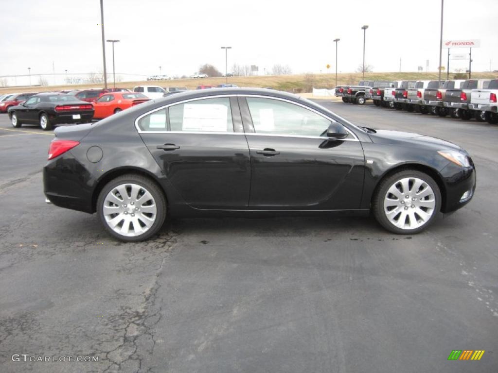 Carbon Black Metallic 2011 Buick Regal CXL Turbo Exterior Photo #43377774