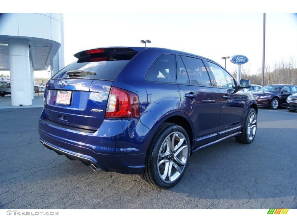Kona Blue Metallic 2011 Ford Edge Sport Exterior Photo #43379532