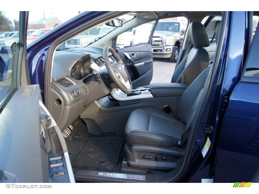 Charcoal Black/Silver Smoke Metallic Interior 2011 Ford Edge Sport Photo #43379625