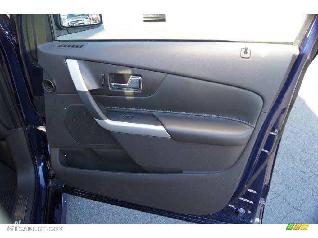 2011 Ford Edge Sport Charcoal Black/Silver Smoke Metallic Door Panel Photo #43379798