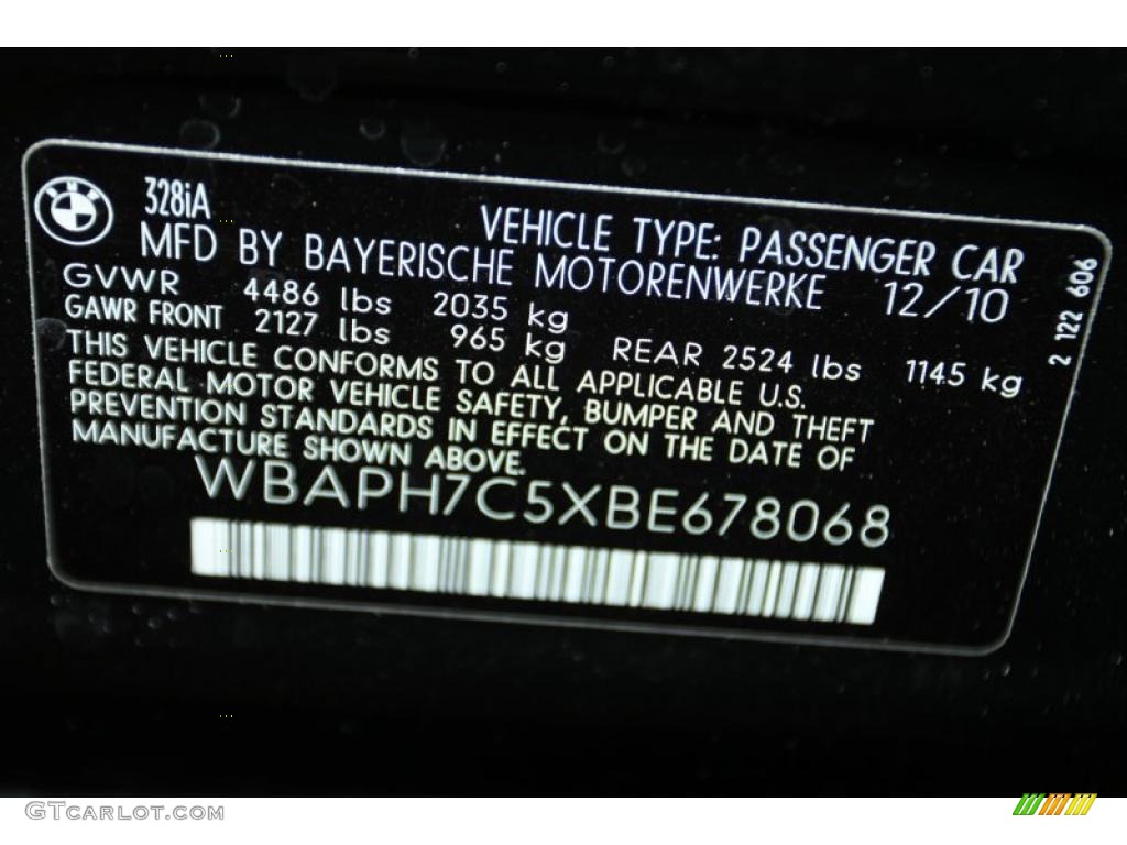 2011 3 Series 328i Sedan - Jet Black / Beige Dakota Leather photo #6