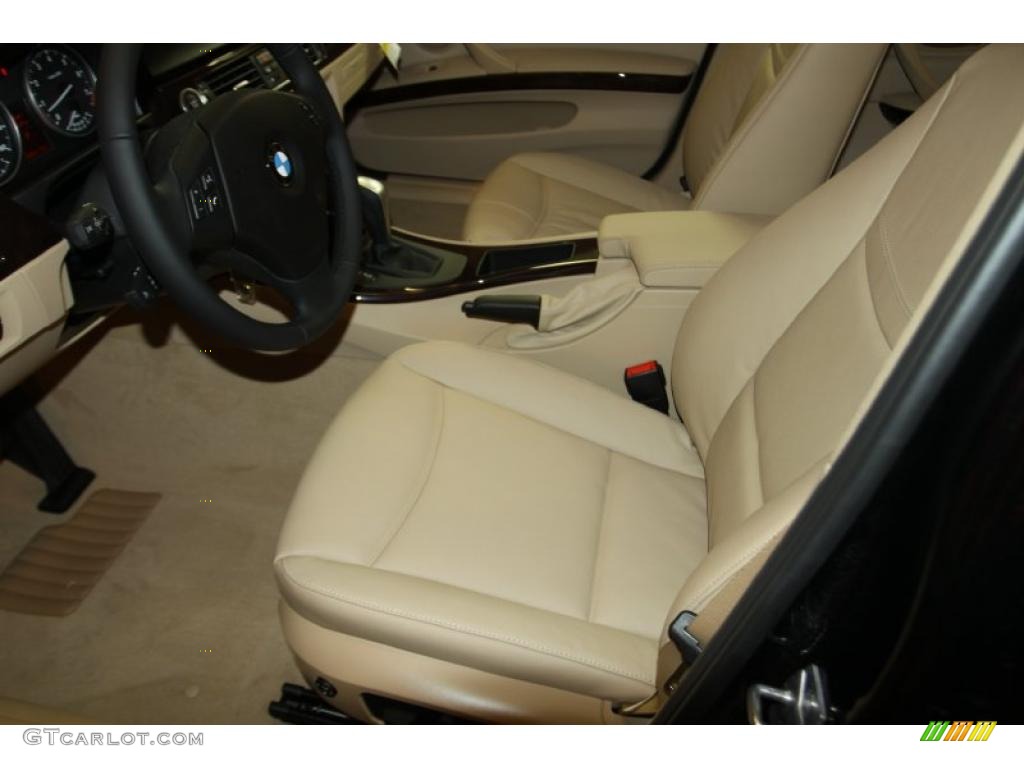2011 3 Series 328i Sedan - Jet Black / Beige Dakota Leather photo #9