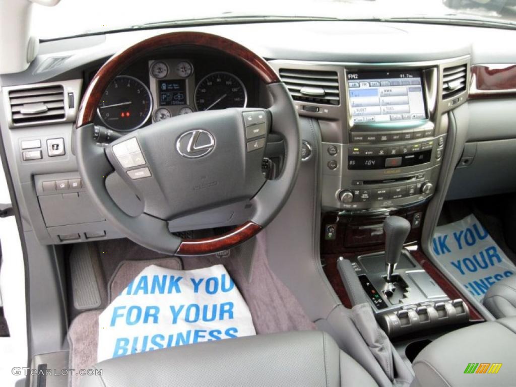 2009 Lexus LX 570 Dark Gray Dashboard Photo #43382771