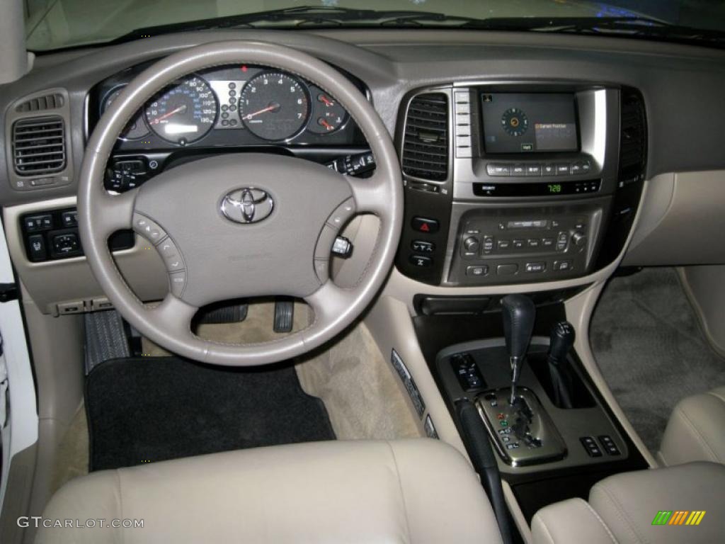 2007 Toyota Land Cruiser Standard Land Cruiser Model Ivory Dashboard Photo #43382930