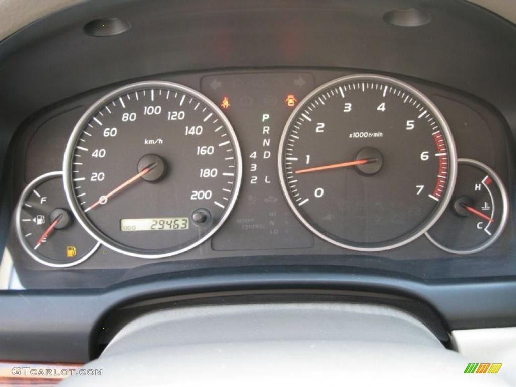 2007 Toyota Land Cruiser Standard Land Cruiser Model Gauges Photo #43383173