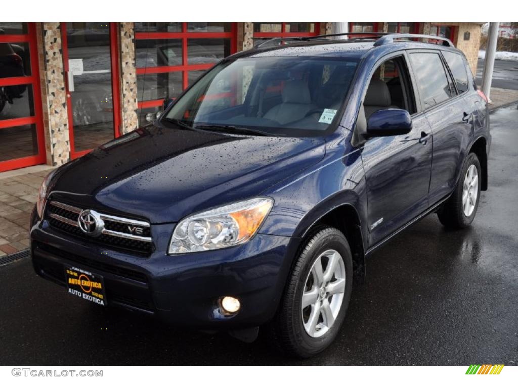 2007 RAV4 Limited 4WD - Nautical Blue Metallic / Ash Gray photo #1