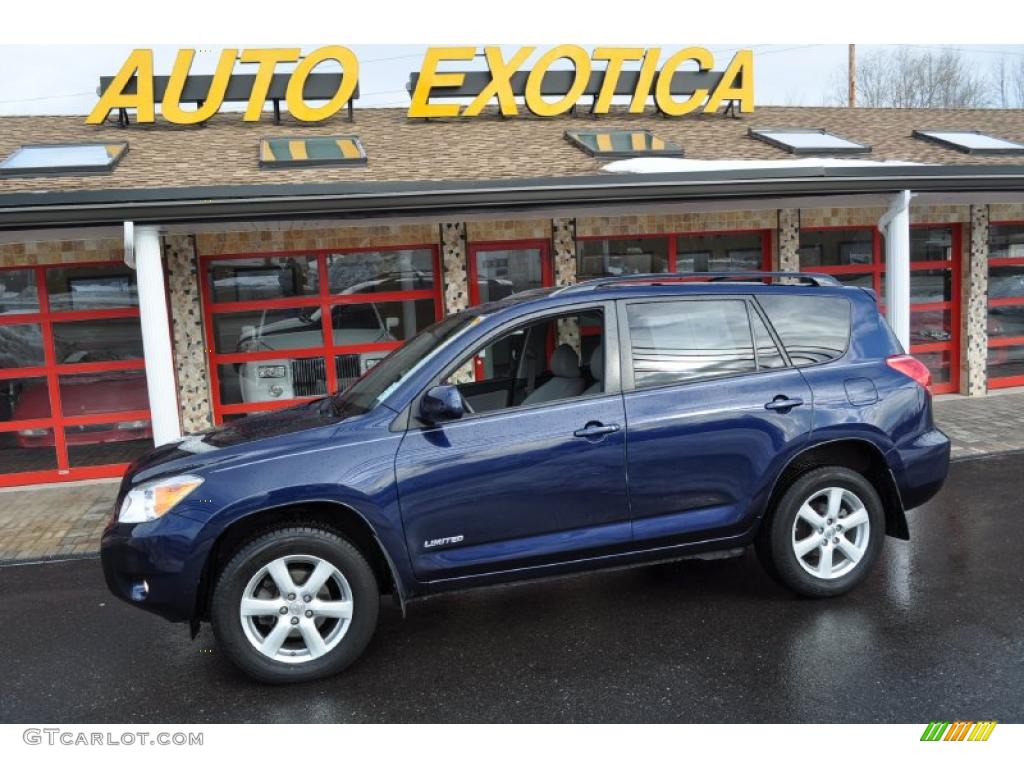 2007 RAV4 Limited 4WD - Nautical Blue Metallic / Ash Gray photo #2