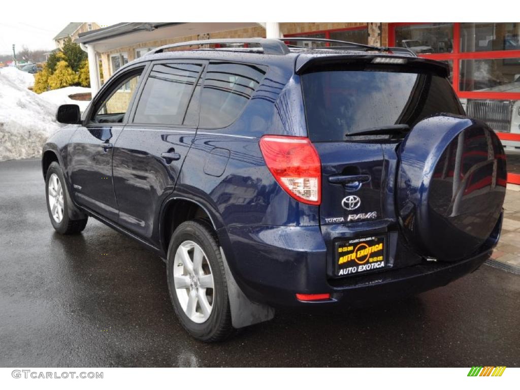 2007 RAV4 Limited 4WD - Nautical Blue Metallic / Ash Gray photo #3