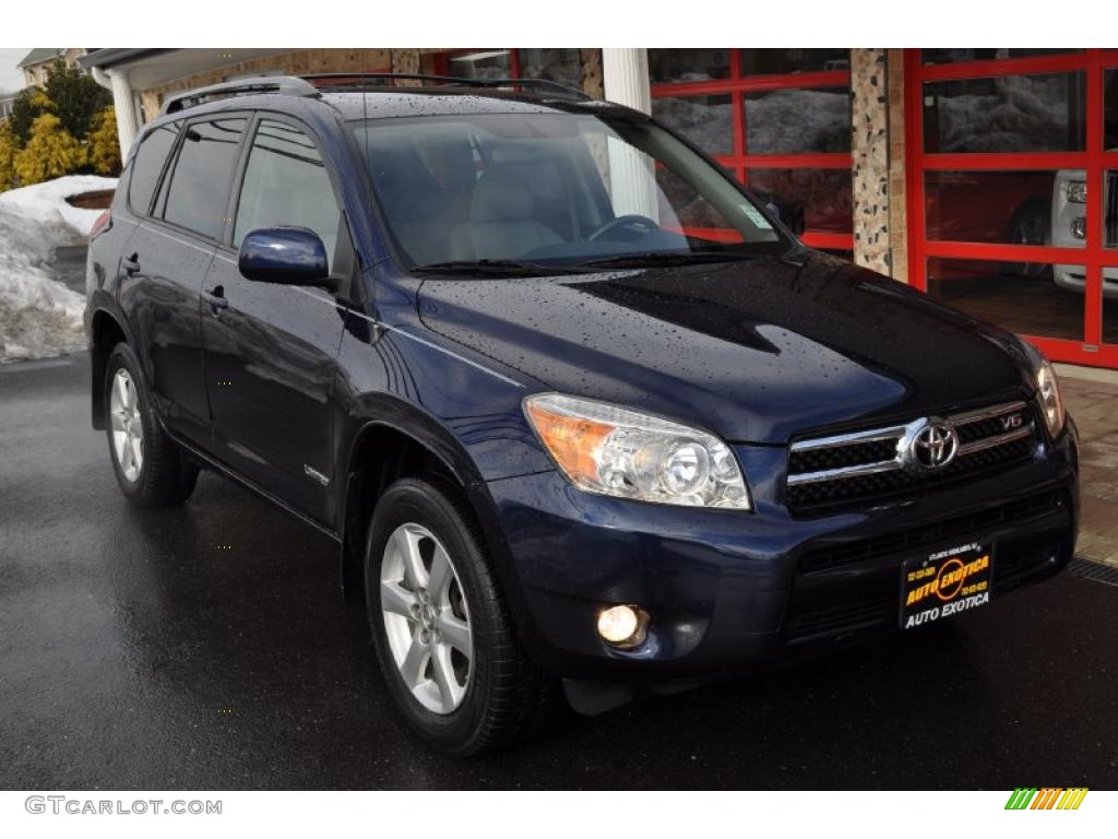 2007 RAV4 Limited 4WD - Nautical Blue Metallic / Ash Gray photo #6
