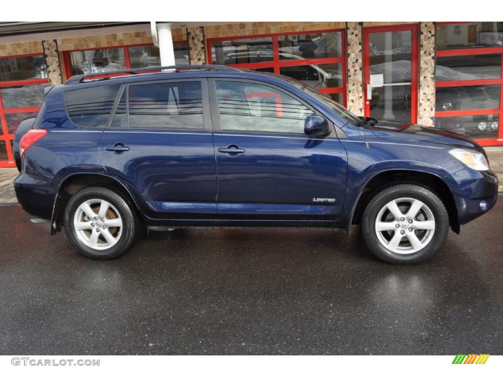 2007 RAV4 Limited 4WD - Nautical Blue Metallic / Ash Gray photo #7