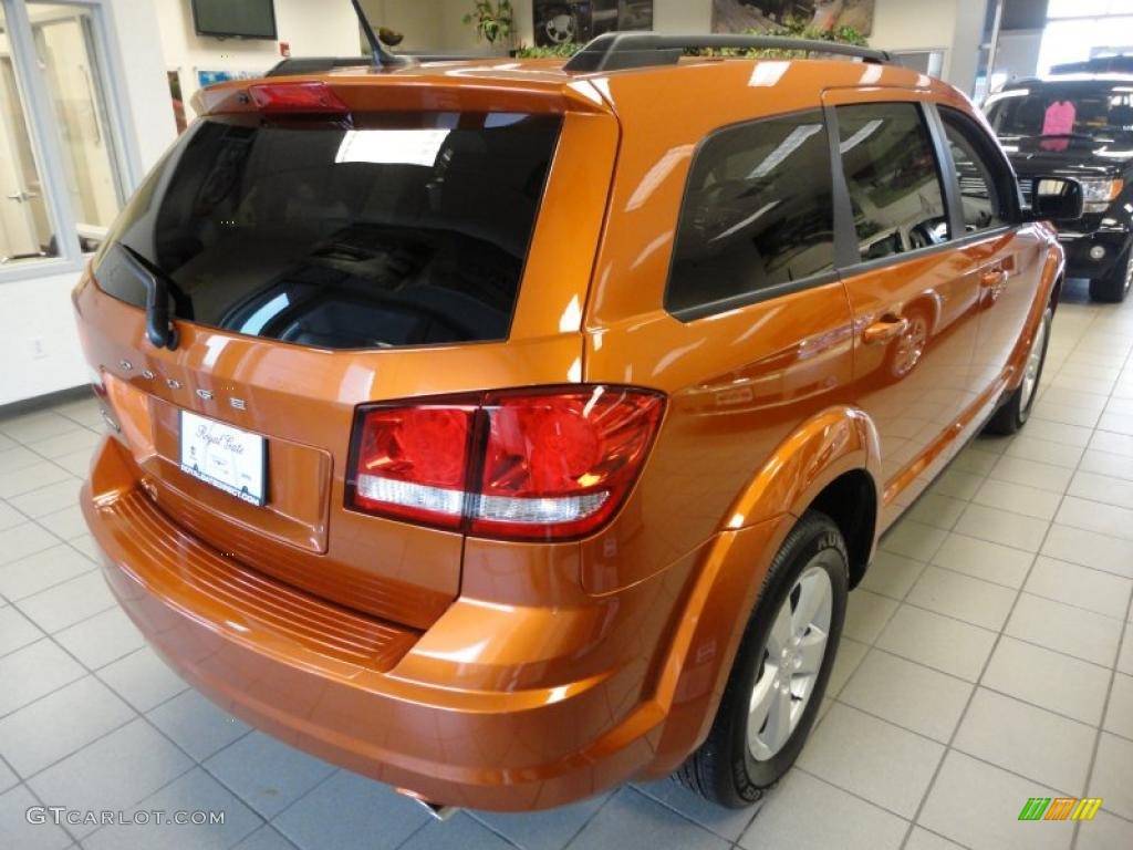 Mango Tango Pearl 2011 Dodge Journey Mainstreet Exterior Photo #43387367