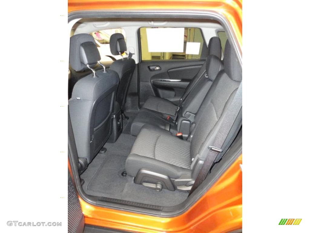 Black Interior 2011 Dodge Journey Mainstreet Photo #43387447