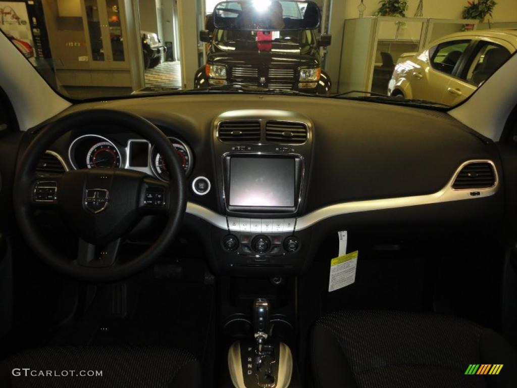 2011 Dodge Journey Mainstreet Black Dashboard Photo #43387615