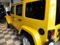 2011 Detonator Yellow Jeep Wrangler Unlimited Sahara 4x4  photo #14