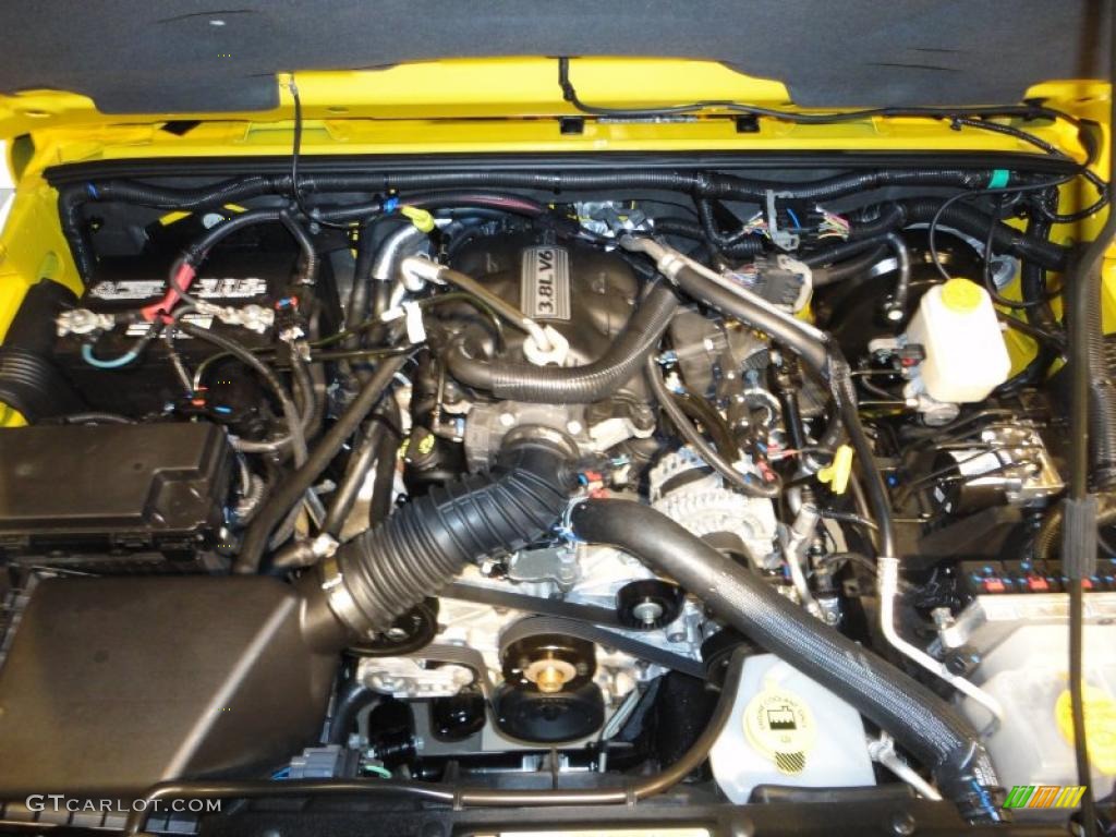 2011 Jeep Wrangler Unlimited Sahara 4x4 3.8 Liter OHV 12-Valve V6 Engine Photo #43389247