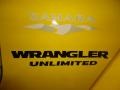 2011 Jeep Wrangler Unlimited Sahara 4x4 Marks and Logos