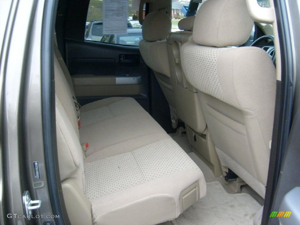 Sand Interior 2009 Toyota Tundra Double Cab 4x4 Photo #43389895