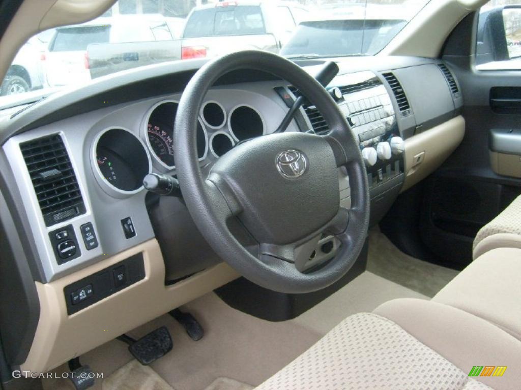 2009 Tundra Double Cab 4x4 - Pyrite Tan Mica / Sand photo #11