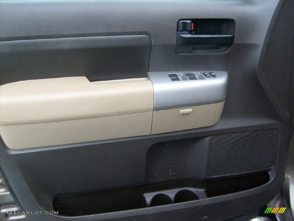 2009 Toyota Tundra Double Cab 4x4 Sand Door Panel Photo #43389959