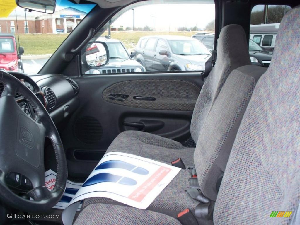 Mist Gray Interior 2001 Dodge Ram 2500 SLT Quad Cab 4x4 Photo #43389999