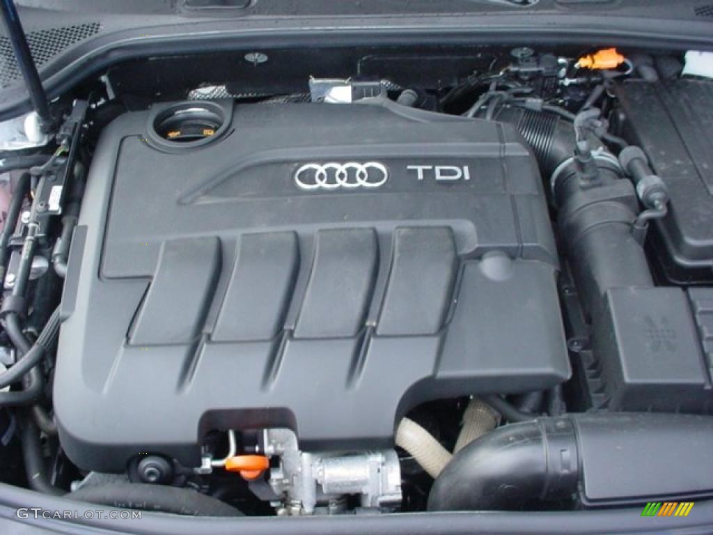 2010 Audi A3 2.0 TDI 2.0 Liter TDI VTG Turbocharged DOHC 16-Valve Diesel 4 Cylinder Engine Photo #43392303