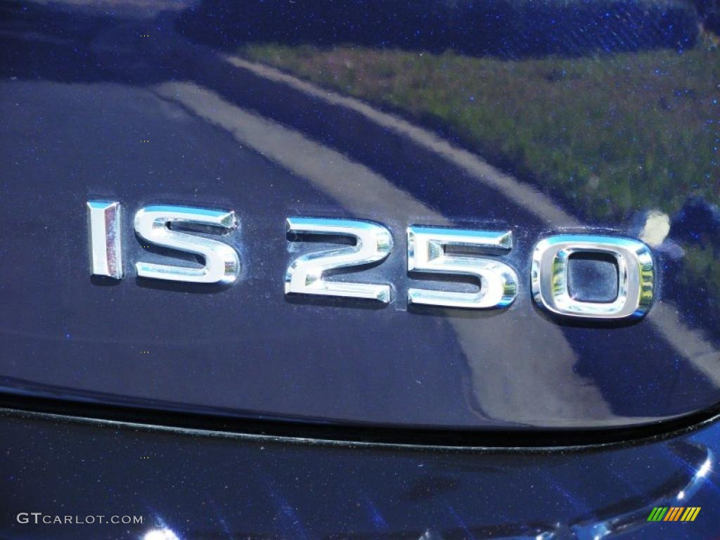 2008 IS 250 - Black Sapphire Pearl / Cashmere Beige photo #9