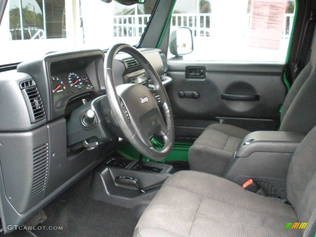 2004 Wrangler Rubicon 4x4 - Electric Lime Green Pearl / Dark Slate Gray photo #8