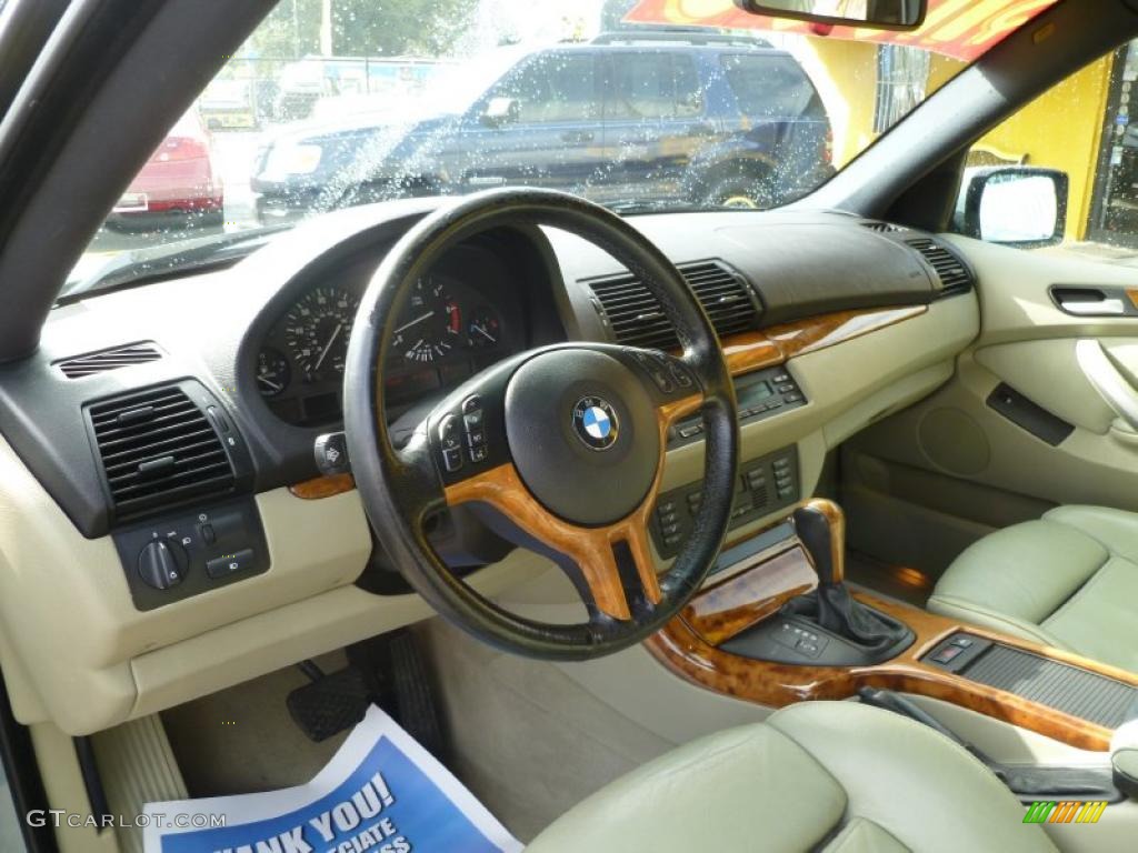 Beige Interior 2002 BMW X5 4.4i Photo #43393276