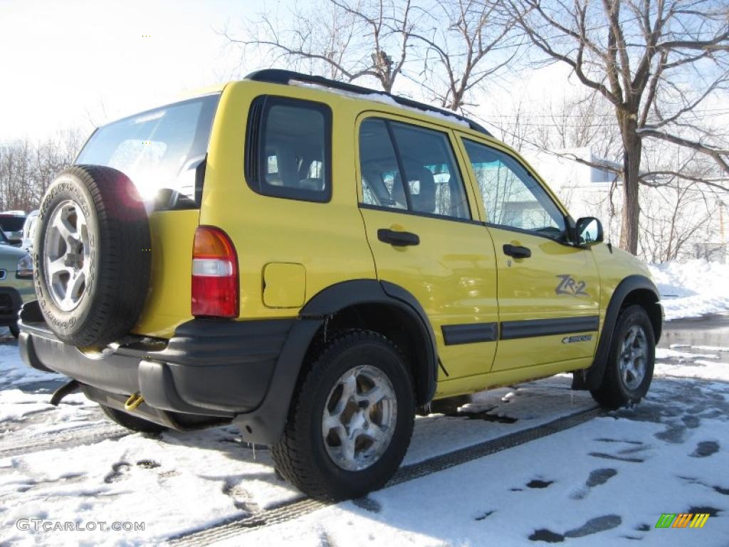 Yellow 2002 Chevrolet Tracker ZR2 4WD Hard Top Exterior Photo #43394876