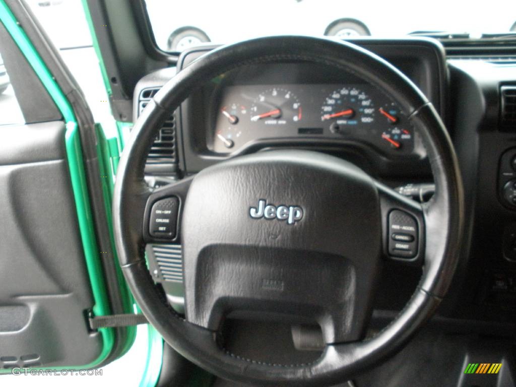 2004 Wrangler Rubicon 4x4 - Electric Lime Green Pearl / Dark Slate Gray photo #13