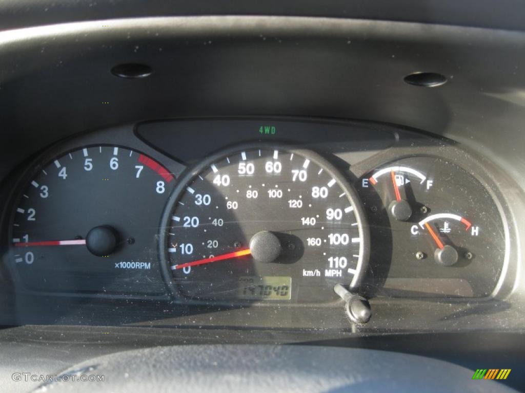 2002 Chevrolet Tracker ZR2 4WD Hard Top Gauges Photo #43395244