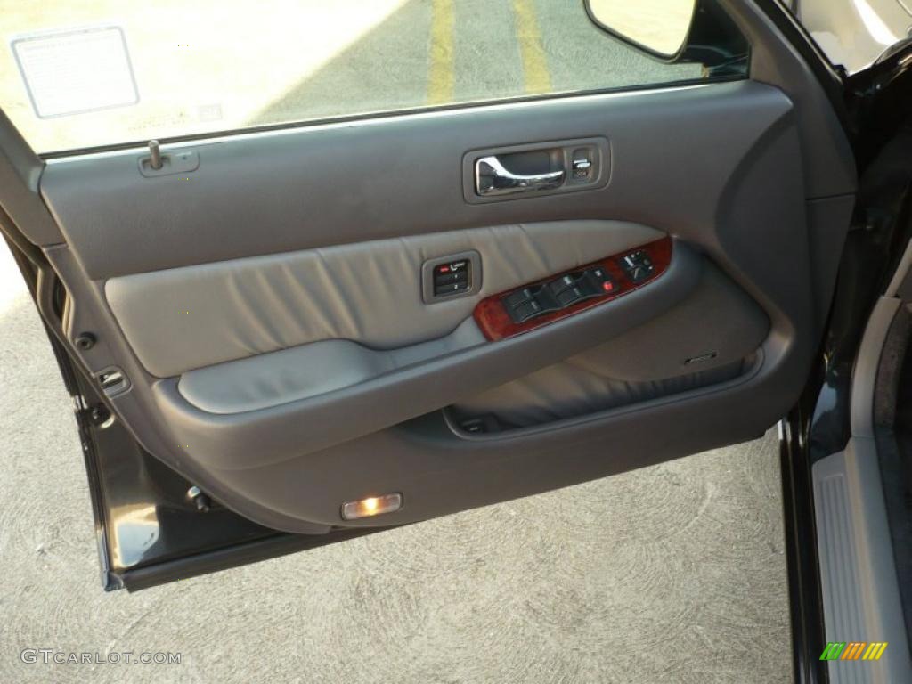 2002 Acura RL 3.5 Sedan Ebony Door Panel Photo #43396656