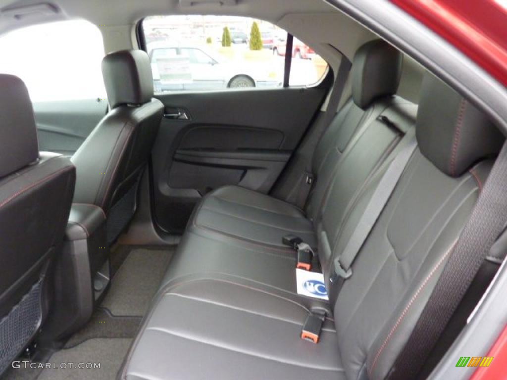 Jet Black Interior 2011 Chevrolet Equinox LTZ AWD Photo #43398790