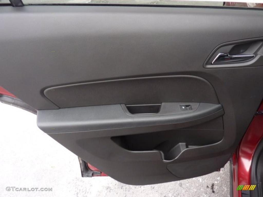 2011 Chevrolet Equinox LTZ AWD Jet Black Door Panel Photo #43398808