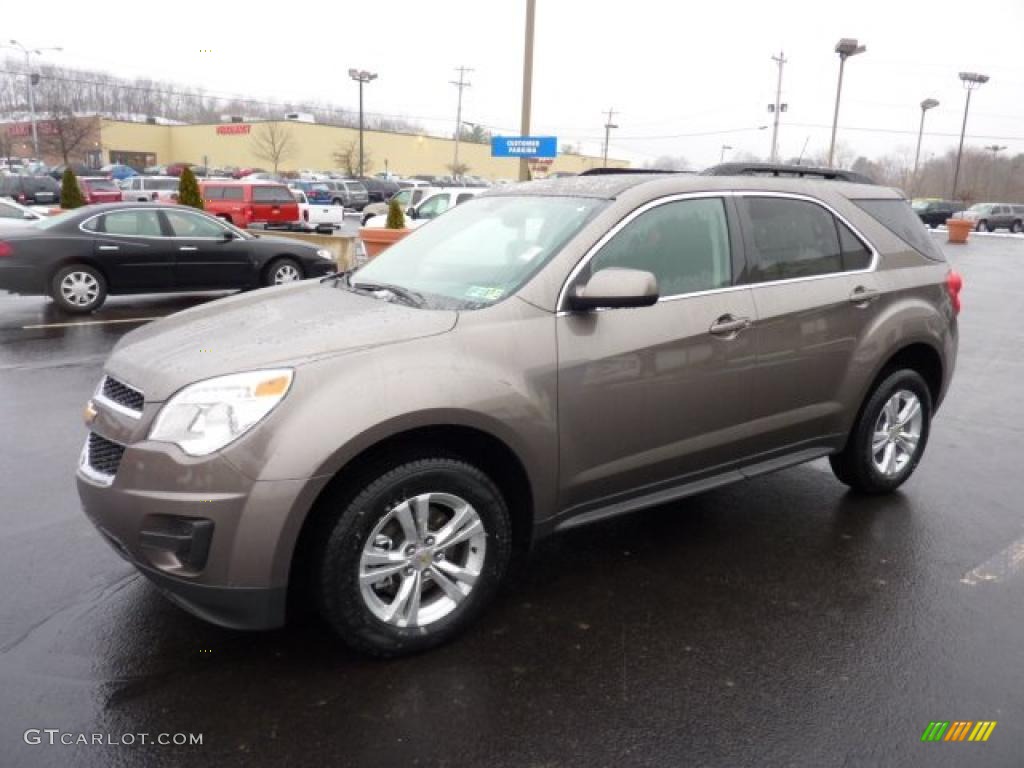 Mocha Steel Metallic 2011 Chevrolet Equinox LT AWD Exterior Photo #43398912