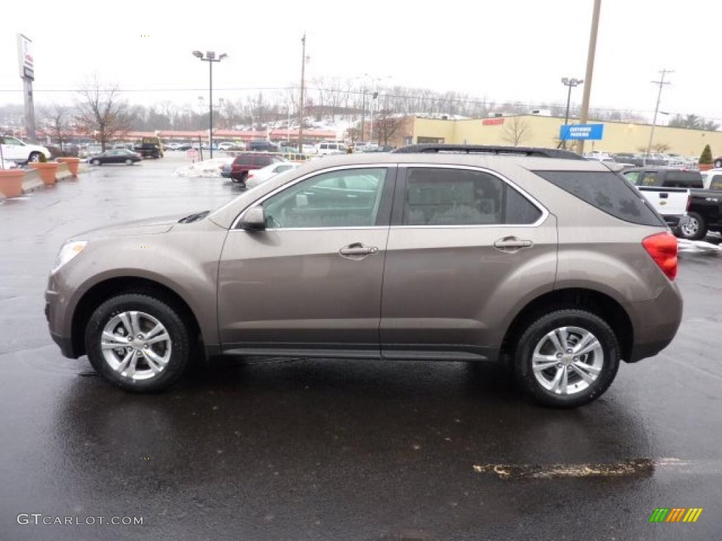 Mocha Steel Metallic 2011 Chevrolet Equinox LT AWD Exterior Photo #43398928