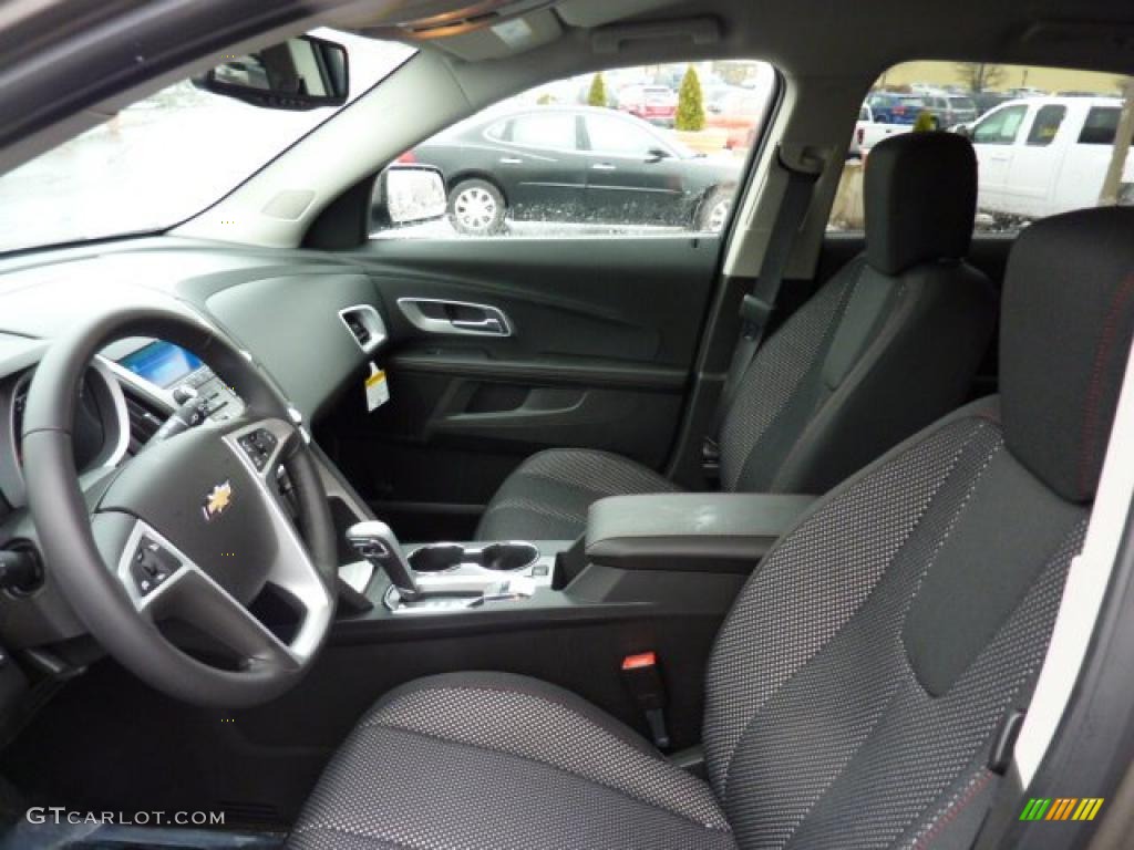 Jet Black Interior 2011 Chevrolet Equinox LT AWD Photo #43398976