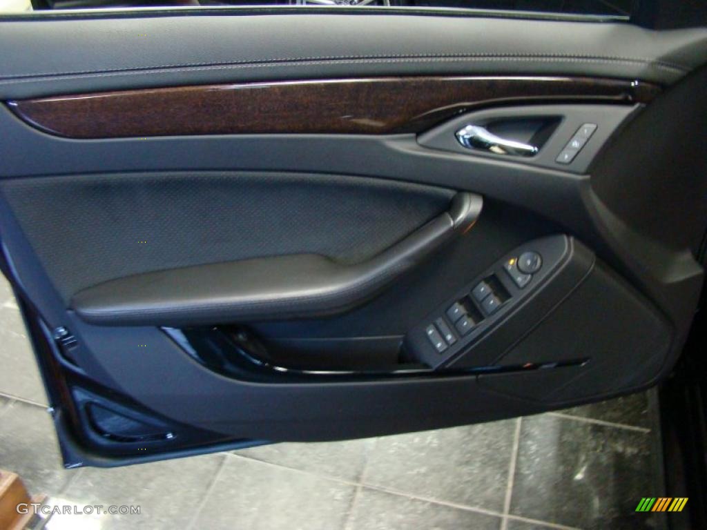 2011 Cadillac CTS -V Sedan Ebony Door Panel Photo #43399052