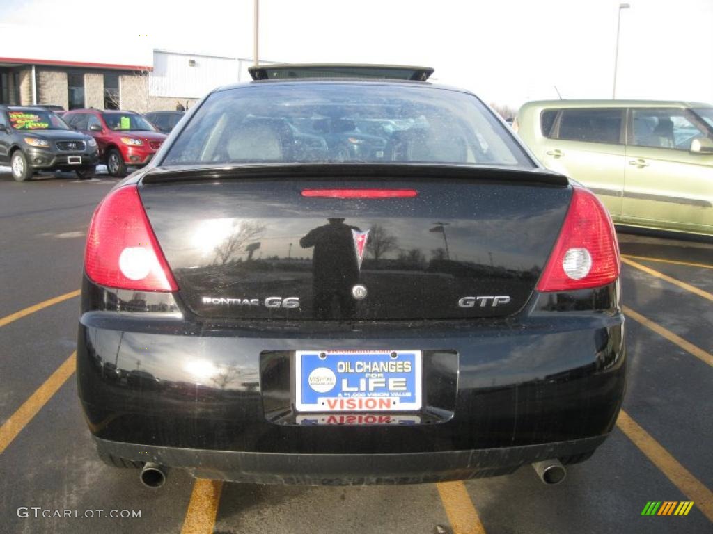 2007 G6 GTP Sedan - Black / Ebony photo #15