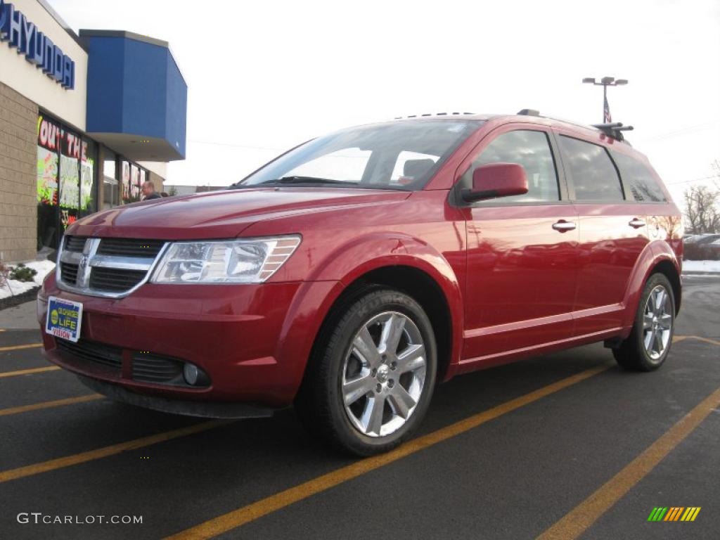 Inferno Red Crystal Pearl 2009 Dodge Journey R/T AWD Exterior Photo #43401644