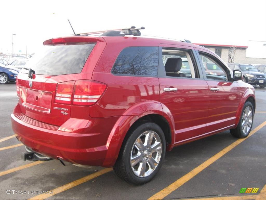 Inferno Red Crystal Pearl 2009 Dodge Journey R/T AWD Exterior Photo #43401648
