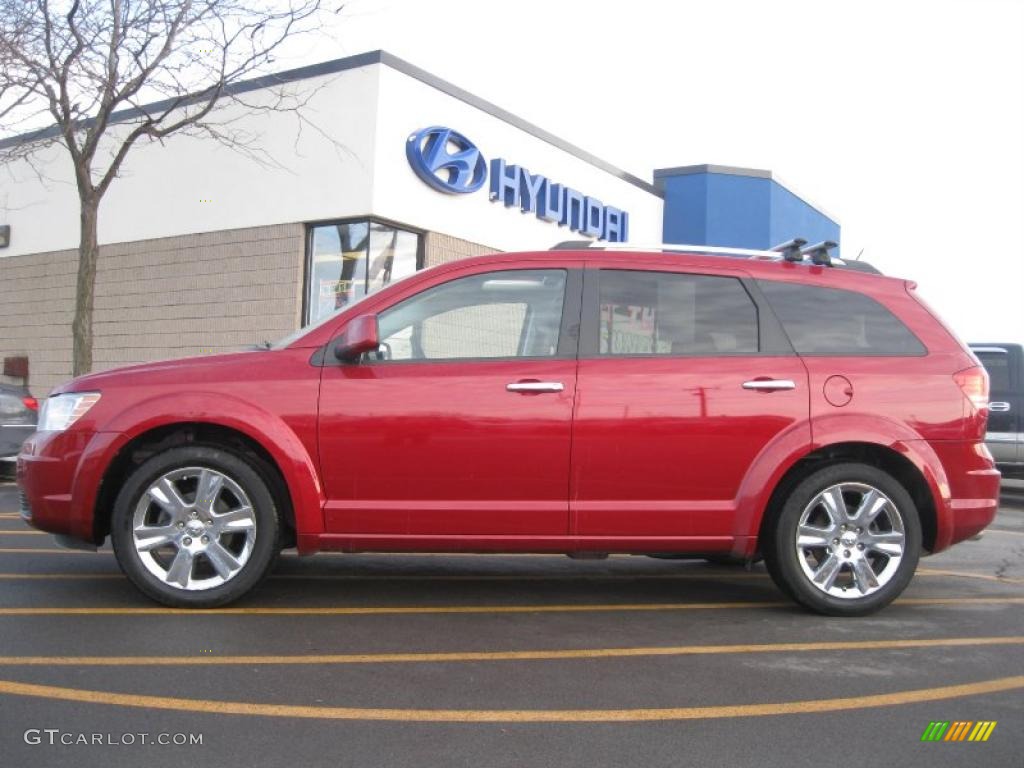 Inferno Red Crystal Pearl 2009 Dodge Journey R/T AWD Exterior Photo #43401736