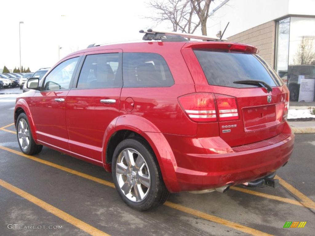 Inferno Red Crystal Pearl 2009 Dodge Journey R/T AWD Exterior Photo #43401853
