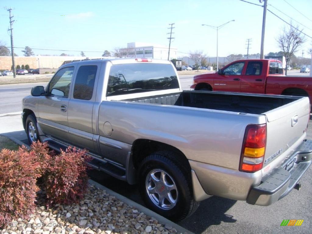 2001 Sierra 1500 C3 Extended Cab 4WD - Pewter Metallic / Neutral photo #3